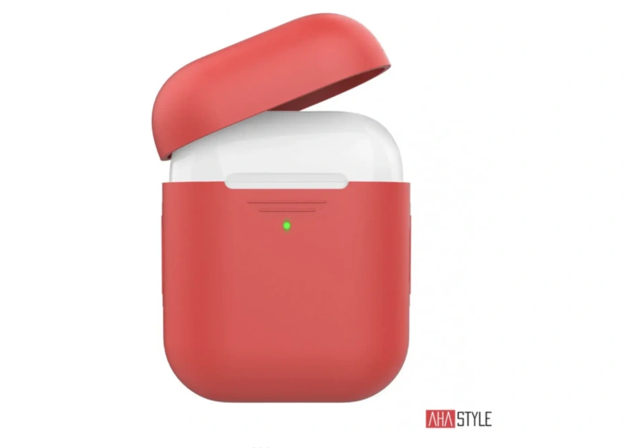 Чехол AHASTYLE дуо для Apple AirPods - Red (AHA-02020-RED)